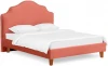 663250 Кровать Queen II Victoria L 1600 ОГОГО (арт.663250), (Ткань/Оранжевый)