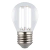 LED-G45-4W/4000K/E27/CL GLY01TR Лампа светодиодная, форма "шар", прозрачная, белый свет 4000K Uniel Яркая A++ LED-G45-4W/4000K/E27/CL GLY01TR