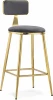 15678 Барный стул Woodville Persi dark gray / gold арт.15678