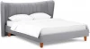 574969 Кровать Queen II Agata L ОГОГО (арт.574969), (Ткань/Серый)