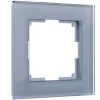 W0011115 Рамка на 1 пост (серый,стекло) W0011115 (a050965)