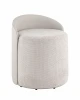 УТ000042299 Пуф Тея спинка иск.кожа, сиденье шенилл светло-серый Stool Group УТ000042299