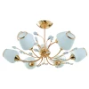 834/9PF-Dorato Потолочная люстра IDLamp 834 834/9PF-Dorato