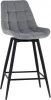 УТ000040029 Стул полубарный Флекс с поворотным механизмом велюр велютто серый Stool Group арт.УТ000040029