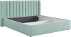 KM1.6-23.2764 Каркас кровати Ева 160х200 см Mebelson (ДСП,ЛДСП,Велюр/Мятный) арт.KM1.6-23.2764