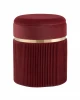 УТ000042175 Пуф Миранда с ящиком велюр бордовый Stool Group УТ000042175