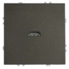 50168 Розетка HDMI (антрацит, soft touch) Stekker Эмили 50168