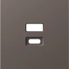 DE28653 Накладка для розеток USB, мокко Donel A07 DE28653