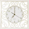 W110162 square white Часы настенные квадратные Donolux Castello, белый