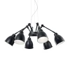 NEWTON SP6 NERO Подвесная люстра Ideal Lux Newton SP6 NERO