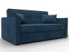 134866 Диван прямой Лига-104 (140) (ЛДСП,Брус,Фанера,Велюр/Синий) Лига Диванов 134866