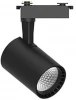48713 Светодиодный светильник трековый однофазный Feron ONE AL141 48713 18W 4000K черный (220V, круглые, IP40)