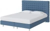 2026762 PROxSON Кровать Tallinn Boxspring Lift (Ткань: Рогожка Тетра Голубой) 140x200
