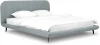 831271 Кровать Amsterdam ОГОГО (арт.831271), (Велюр/Серый)