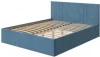 1939155 PROxSON Кровать Helix Plus (Ткань: Велюр Monopoly Прованский синий (792)) 90x200