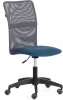 21294 Компьютерное кресло игровое Tetchair START (Флок,Ткань/Синий,Серый) 21294