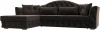 121582L Диван угловой Артис левый угол (Коричневый/Велюр) Лига Диванов арт.121582L