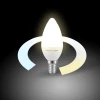 BLE1438 Умная лампочка светодиодная свеча белая диммируемая с Wi-Fi E14 5W Elektrostandard Smart BLE1438