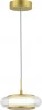 SL6239.203.01 Подвесной сетильник ST Luce Frittela SL6239.203.01 золото/прозрачный LED 1*7W 3000K (220V, на проводе)