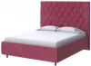 2016004 PROxSON Кровать Rhomby без основания (Ткань: Велюр Casa Винный) 140x200