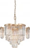 V58370-8/13 Подвесная люстра Vitaluce V58370-8/13, 3xE14 макс. 40Вт (220V, хрусталь, на цепи)