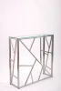 1054-CS clear Консольный стол AllConsoles 1054-CS clear серебряный