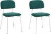 УТ000040822 Стул Stool Group Chao темно-зеленый белые ножки 2 шт. арт.УТ000040822