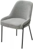 629M05434 Стул M-City GAVI Garna-018 серый, ткань / черный каркас