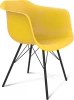 7904931903 Стул Sheffilton SHT-ST31/S37 желый/черный муар от фабрики Sheffilton