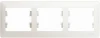 GSL000603 Рамка на 3 поста (перламутровый) Systeme Electric Glossa GSL000603