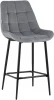 УТ000034997 Стул полубарный Stool Group Флекс велюр серый УТ000034997