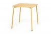 MT22303-L70 Yellow "Гелиос" стальной квадратный стол 70х70см, цвет желтый 4SIS УТ-00012368