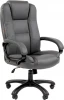 CHAIRMAN 600 Компьютерное кресло CHAIRMAN 600 (Пластик,Экокожа/Серый)