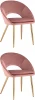 УТ000037425 Стул Кензи пыльно-розовый 2 шт Stool Group арт.УТ000037425
