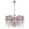 ALEGRIA SP6 SILVER-BROWN Подвесная люстра Crystal Lux Alegria SP6 SILVER-BROWN