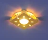 1051 золото / желтая подсветка  (GD/YL/Led) Встраиваемый точечный светильник Elektrostandard 1051 золото / желтая подсветка (GD/YL/Led)