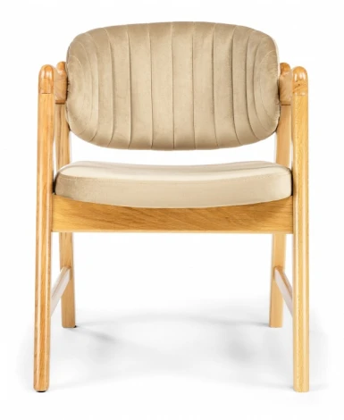 Обеденный стул Woodville Никсон Максимал (Дерево, Ткань) арт.619254