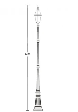 Наземный фонарь Oasis Light Florida 89410