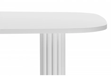 Кухонный стол Notta Бавария B 180 х 90 белая пленка шагрень / белый