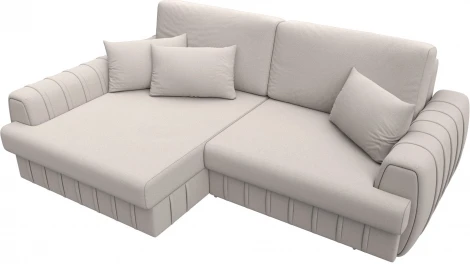 Диван угловой Лига-057 НПБ угол левый Лига Диванов (Замша) арт.129286L