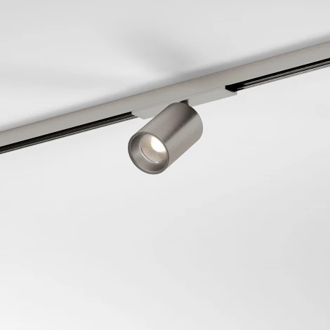 Трековый светильник магнитный светодиодный 10W 48V 3000K (никель) Elektrostandard Line Magnetic 85525/01