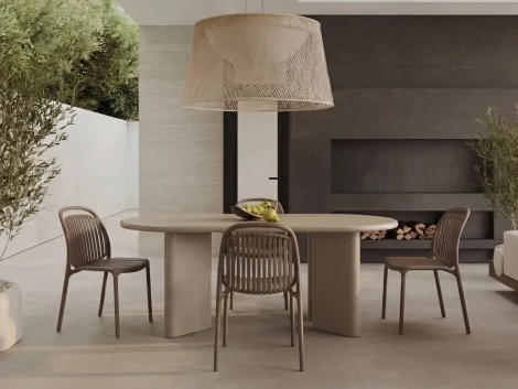 Комплект стульев Scoop 4 шт. ОГОГО Обстановочка! 966599 (Пластик/Светло-серый)