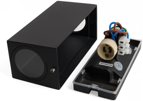 Архитектурная подсветка Feron Бостон 48330 DH051, 2*GU10 черный (220V, IP65)