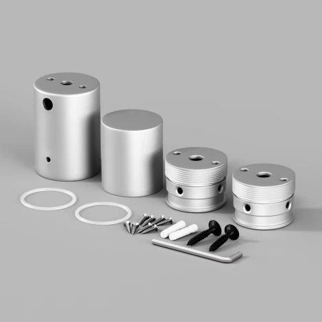 Набор для вертикального накладного монтажа Nemo серебро Maytoni Круглый 360° 20311