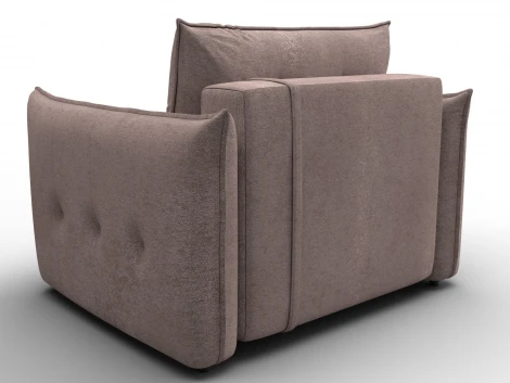 Кресло Лига-100 НПБ (ДСП,Фанера,Велюр/Бежевый) Лига Диванов 137000