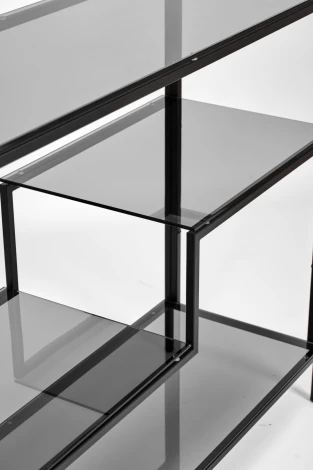 Консольный стол AllConsoles 1011-CB grey черный муар