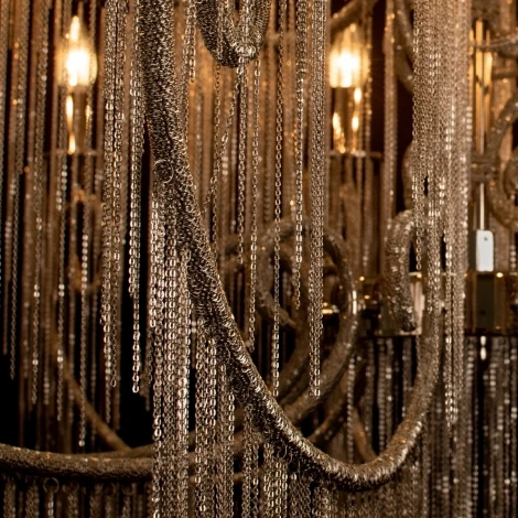 Подвесная большая люстра Loft It Wonderland 10405/24 (220V, на цепи, подсвечник, свеча)