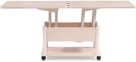 Стол-трансформер Woodville Виват светлый венге / белый 402947