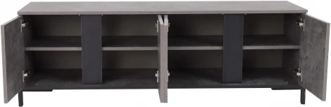 Ивару НЕКСТ - 1 тумба ТВ Камень темный, Черный