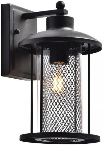 Настенный уличный светильник Feron Борда 48388 PL721 60W E27 черный Бордо (220V, круглые, IP44)